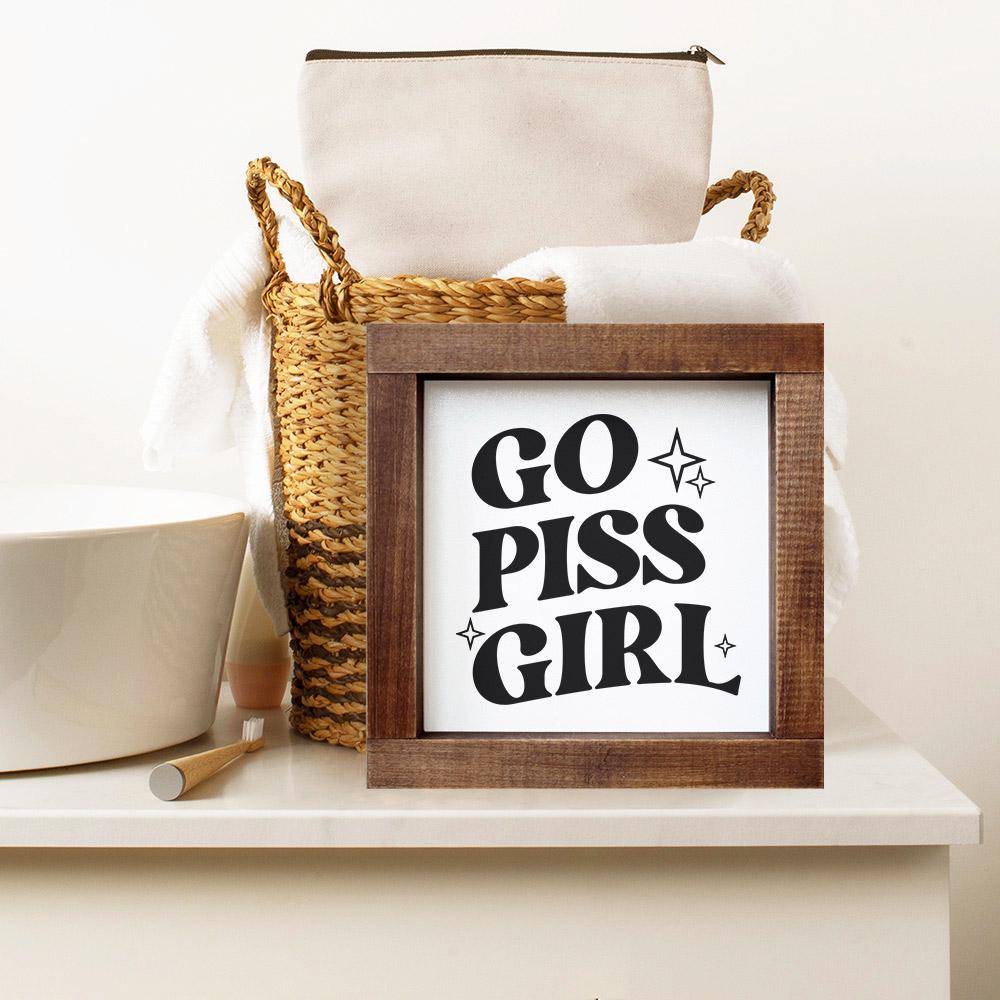 Türschild "Piss Off I'm Busy" – 12,7 X 25,4 Cm, Aus Robustem PVC Für Drinnen & Draußen
