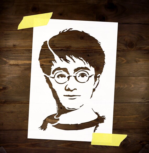 Harry Potter Stencil Reusable Harry Styles DIY Craft Mylar Etsy harry-potter-stencil-reusable-harry-styles-diy-craft-mylar-etsy
