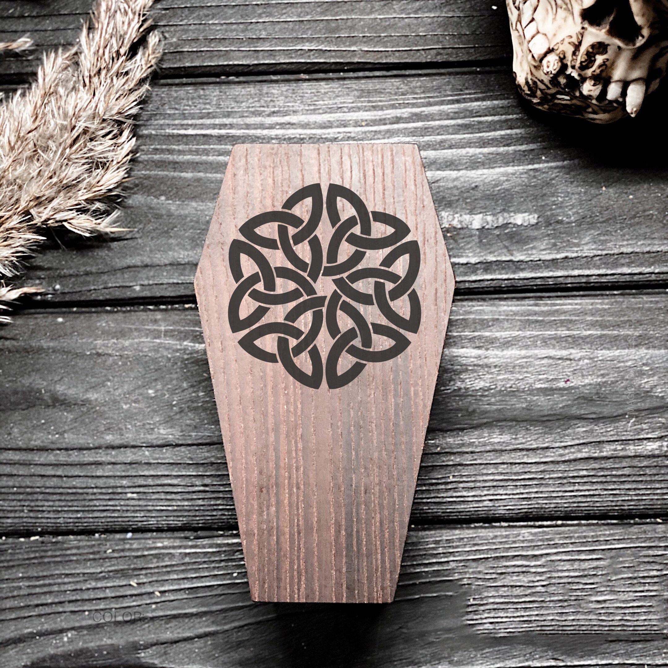 Celtic Trinity Knot Stencil Reusable DIY Mylar Stencil Celtic Etsy