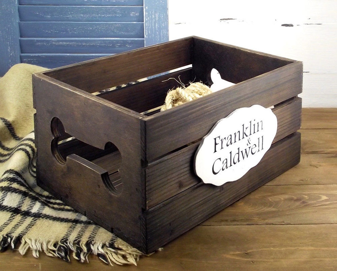 Personalised Dog Toy Box, Crate for Puppy and Dog Toys. Ideal Dog Owners  Gift 