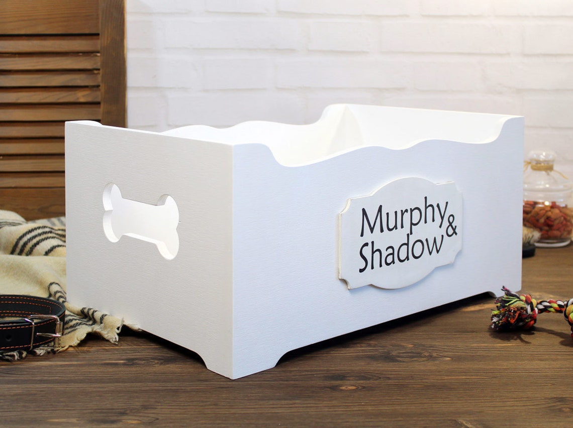 amazon personalised dog toy box