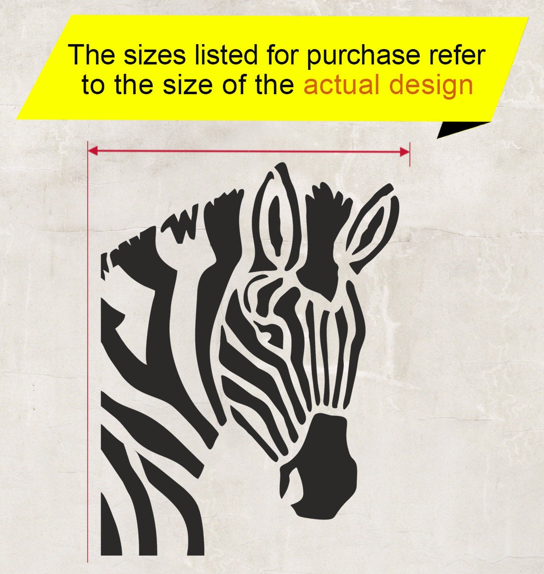 Zebra Stencil Reusable DIY Craft Mylar Stencil for Paint Home - Etsy