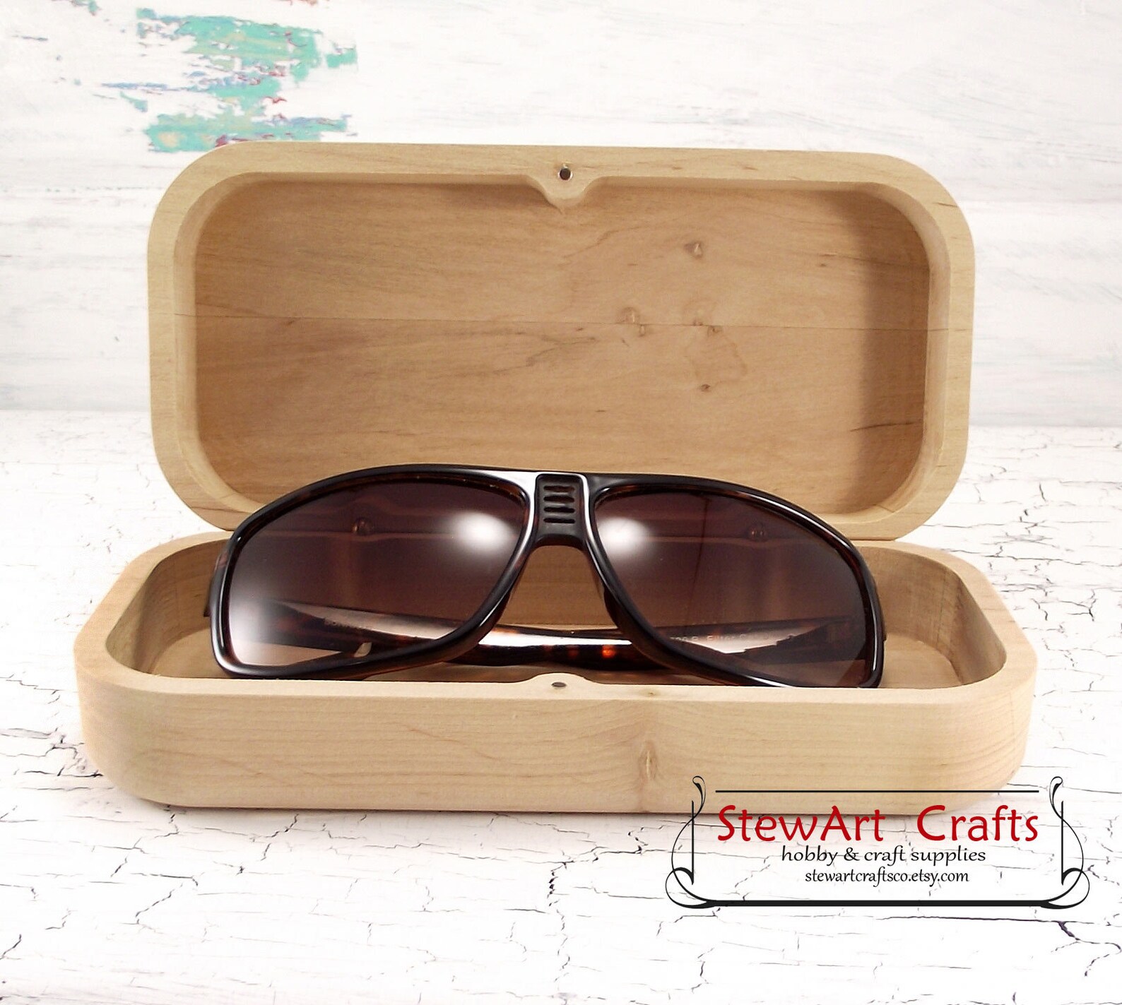 Hard Glasses Case Wooden Personalized Etsy