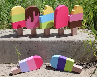 Popsicle Summer Fun decor for Summer tiered tray