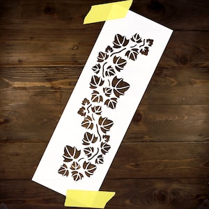 Ivy Border Stencil Reusable DIY Craft Mylar Stencil Floral Home Decor Furniture Wall Stencil for paint