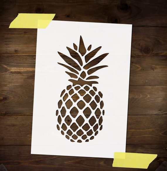 Pineapple Stencil Durable /& Reusable Mylar Stencils