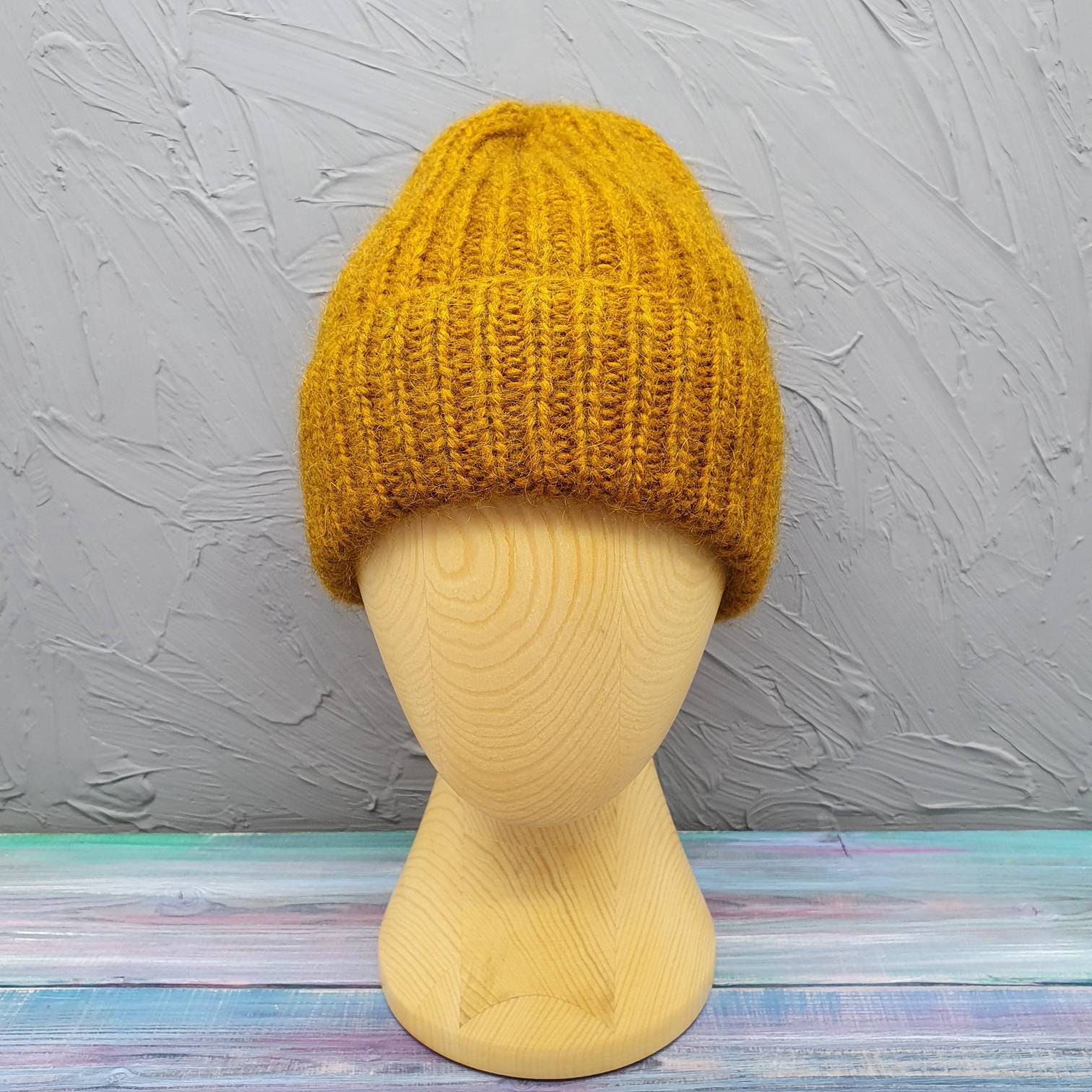 Mustard hat winter hat Yak wool hat mustard color hat | Etsy
