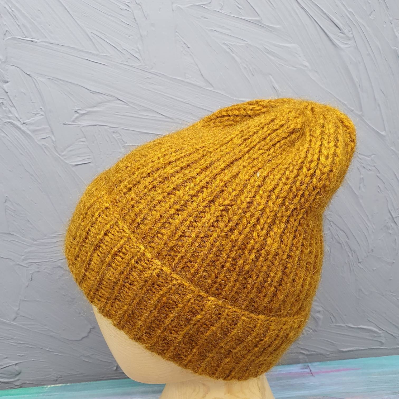 Mustard hat winter hat Yak wool hat mustard color hat | Etsy