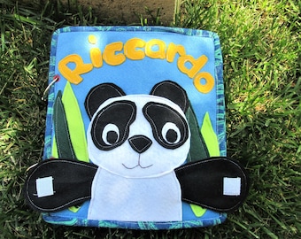 QUIET BOOK, or sensory book, or personalized cloth book