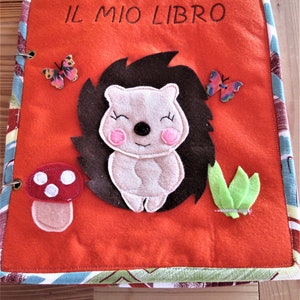 Quiet book, Montessori book, cloth book
