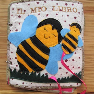 QUIET BOOK, Montessori book, cloth book, personalized book