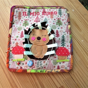 QUIET BOOK, fabric book, Montessori book, educational game