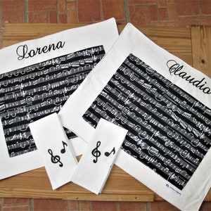 Personalized American PLACEMATS, for the kitchen, for breakfast, for snacks
