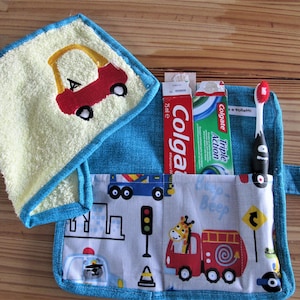 Porte-brosse à dents et dentifrice au format de poche, personnalisable et de voyage