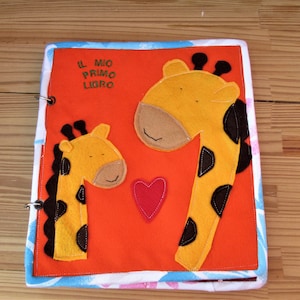 QUIET BOOK, sensory book, felt book, montessori book, fabric book