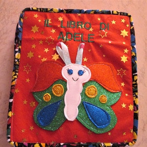 QUIET BOOK, Montessori book, fabric book, personalized book