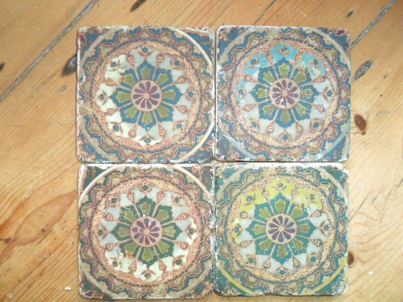 Tiles, tiles, natural stone tiles, 4 pieces Morocco U7 image 1