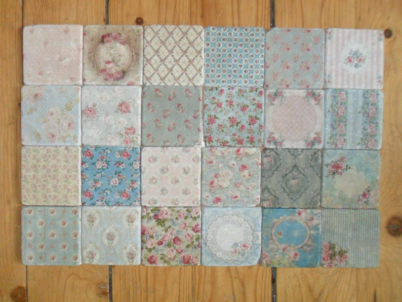 24 tiles, tiles, natural stone, shabby, rose, No.1 image 1