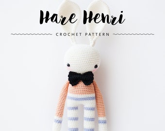 Crochet pattern rabbit Henri GERMAN & ENGLISH | olialemon