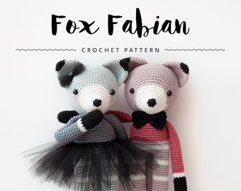 Crochet pattern fox Fabian GERMAN & ENGLISH | olialemon