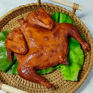Fake Roast Chicken Model,Simulated Orleans Roasted Chicken Spiced chicken ,Fake Food ,Cooking Teaching Props,Restaurant Decoration