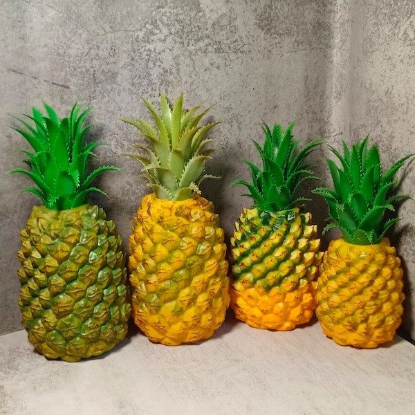 Fake Fruit Pineapple Model,Simulated Fruits and Vegetables ,Photography props cabinet display,Kitchen Decoration