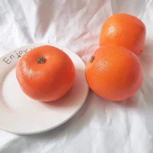 Simulated Vegetable Fruit Decoration Fake Orange Green Orange Model Food Props Kitchen Decoration
