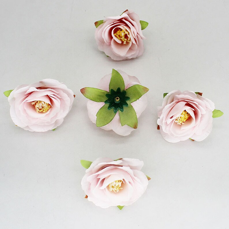 10 20pcs Artificial Flower Head, 6cm Peony Flower Decoration Garden