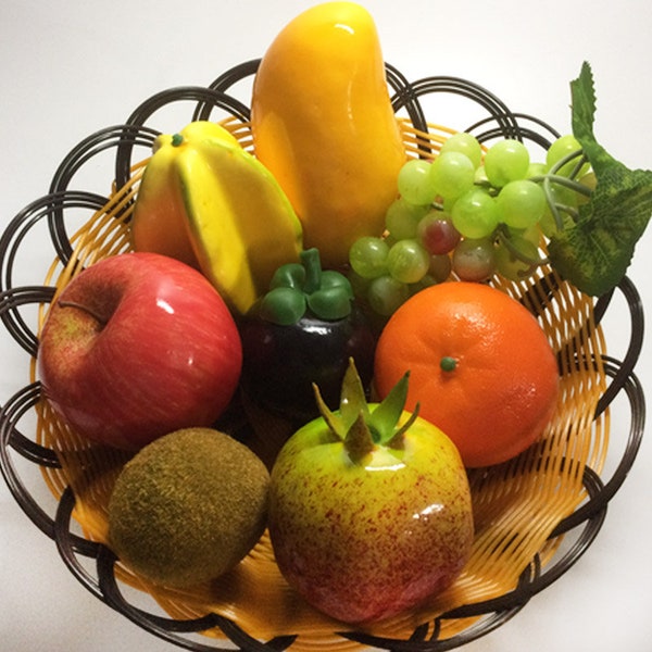 Simulated Vegetable Fruit Decoration Fake Grape Apple Fruit Model Food Props