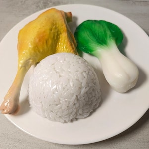 Simulated Rice Model ,Simulated A Bowl of Rice Ball , Fake Food Model Kitchen Decoration