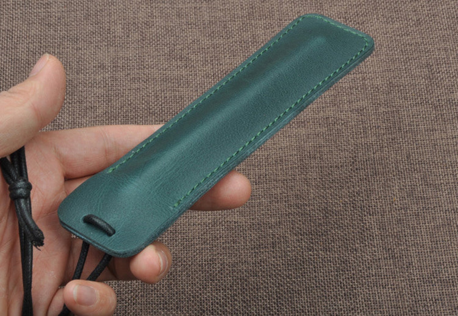 Handmade Genuine Leather Hanging Neck Pen casePen Etsy