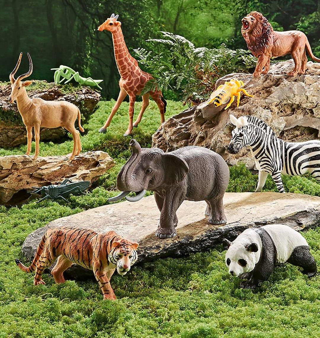 Fake Animal Model,simulated Wild Animals, Children's Toys, Table