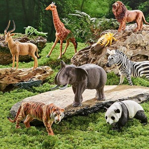 Animal Model,Simulated Wild Animals, Children&#39;s Toys, Table Decoration