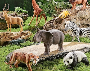 Fake Animal Model,Simulated Wild Animals, Children's Toys, Table Decoration