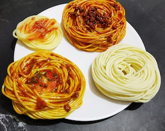 Fake Spaghetti Model,Simulated Noodles,Fake Food ,Cooking Teaching Props,Decoration of Western Restaurant