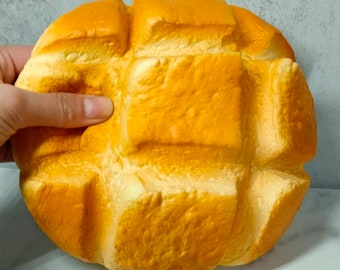 Fake Rebound Big Bread Model,Simulated Soft Bread Cake,Fake Food Model Children's Toys, Cooking Teaching Props,Dessert Shop Decoration