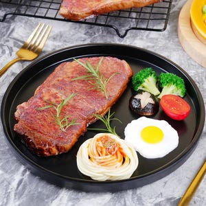 Modelo de pasta de carne y verduras falsas, chuletas de cordero estofadas, accesorios de comida simulada, decoración de restaurante