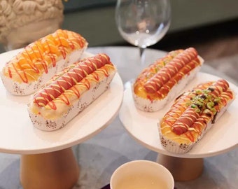 Fake Bread,Simulated Hot Dog Cuisine,Food Model Props,Sweet Shop Decoration