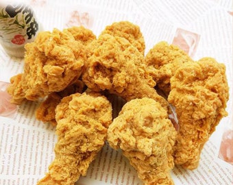 SimulatedFried Chicken Leg Fake Fried Chicken Nuggets Model  Decoration Fake Food Model Kitchen Decoration