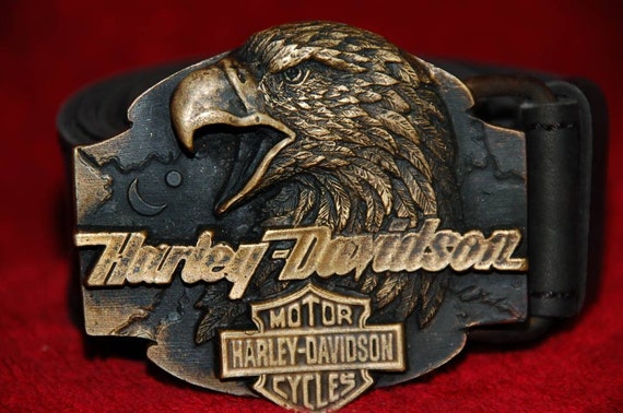 harley davidson eagle belt buckle