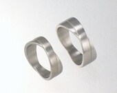 Wedding rings CROSS wide,partner rings Barbara Weiss