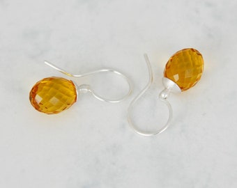 Earings AMBER silver, earrings, amber earrings, Barbara Weiss