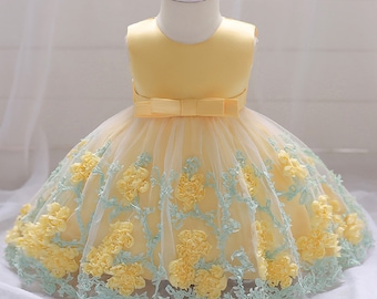 yellow dresses for babies