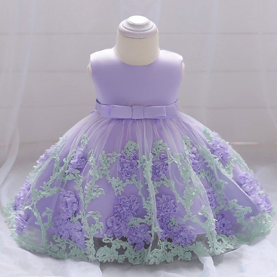 baby girl lavender easter dress