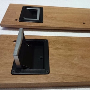 NEU CUSTOM Furnierholz Seitenteile Reel Blockflöte Studer Technik Otari + Handgriffe (für Studer, Sony, Techniks, Otari, Akai etc.)