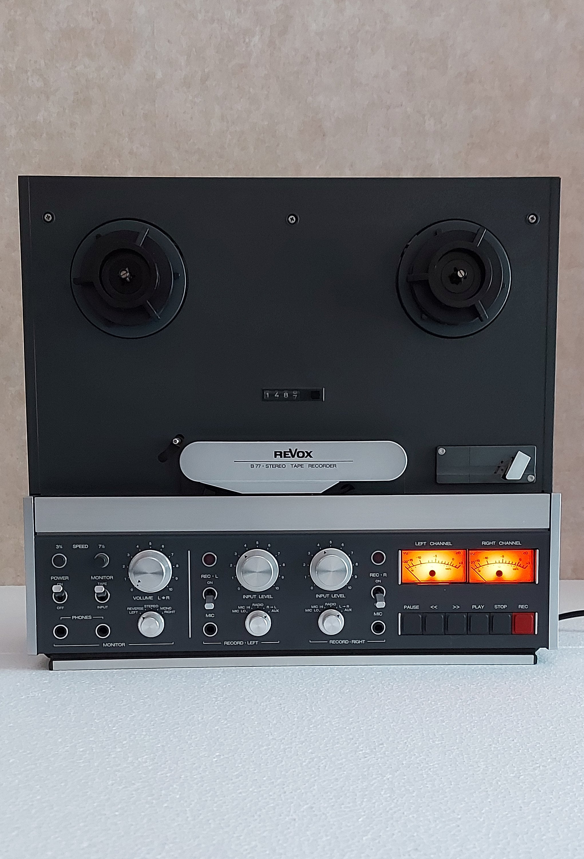 ReVox B77 MKI 4-track 7.5ips Tape Reel Recorder Player Refurbished  Calibrated
