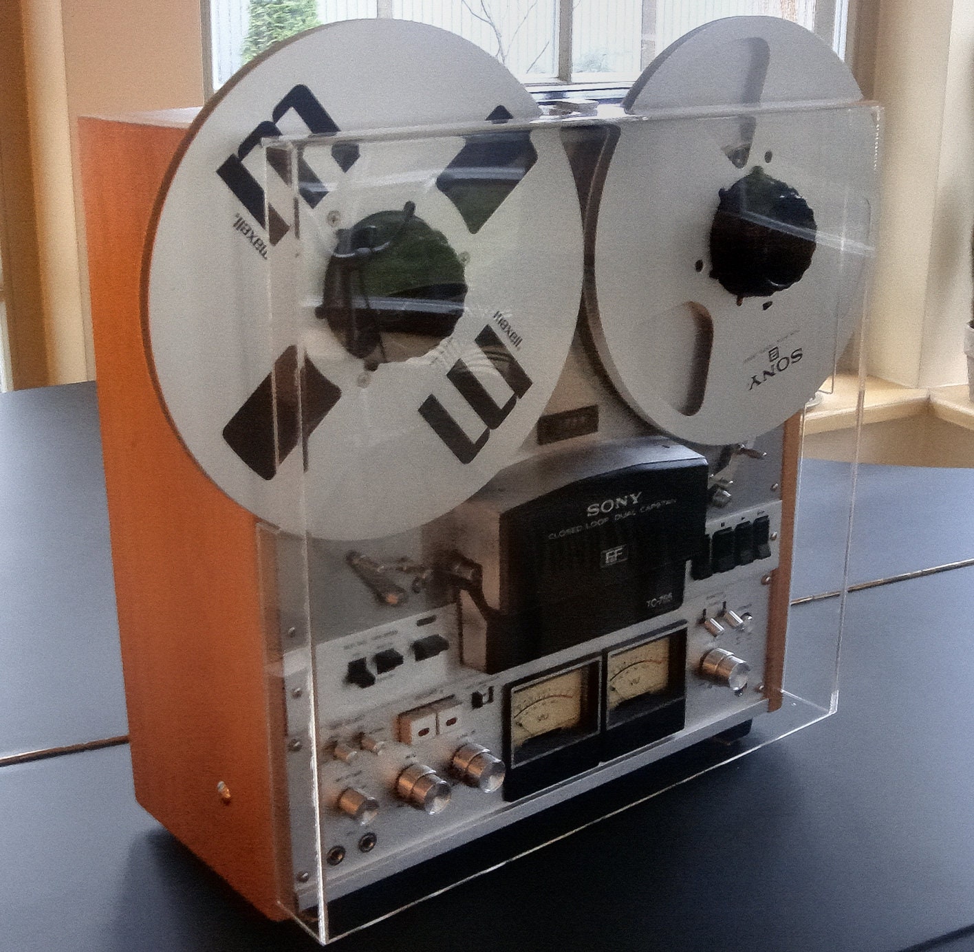 Revox A-77 Dust Cover for Reel Recorders With Aluminium Mount Plate