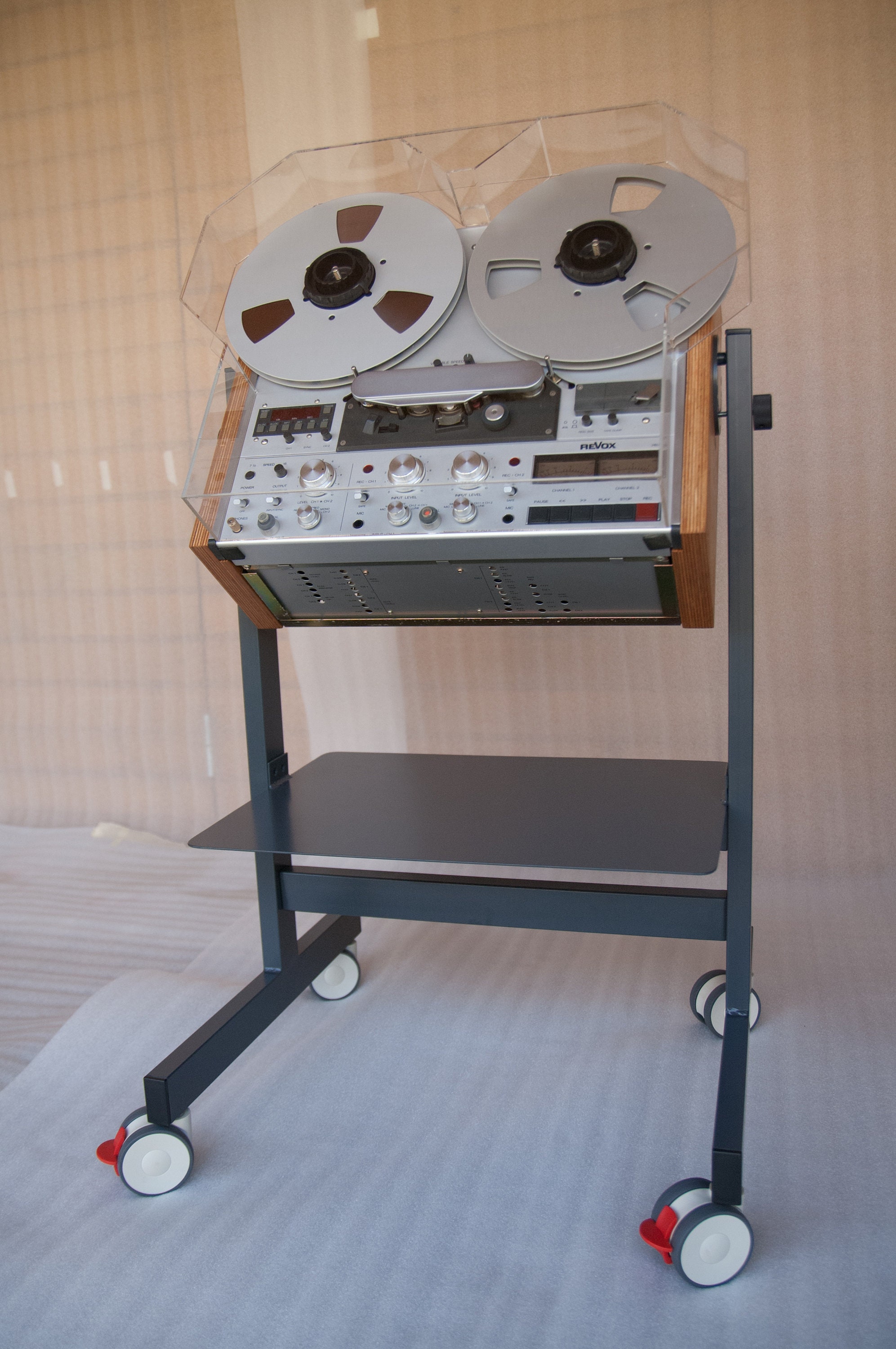 Coperchio Antipolvere Trasparente Per TEAC A-3340S - Realizzato A Mano Negli USA - Foto 4
