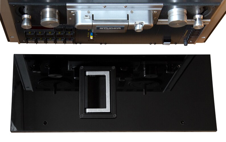 Panneaux Latéraux Studer A807/A810 - Finition Piano Noir Argent, Neufs, Fabriqués En Lettonie
