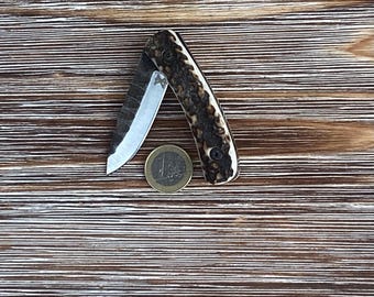 Couteau de poche Gamsjaga GJ02 corne de cerf